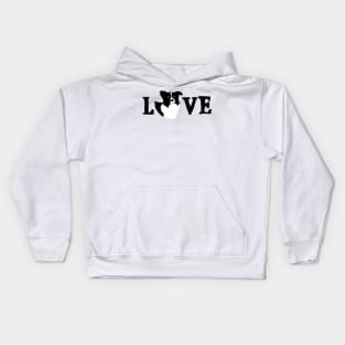 Border Collie LOVE Kids Hoodie